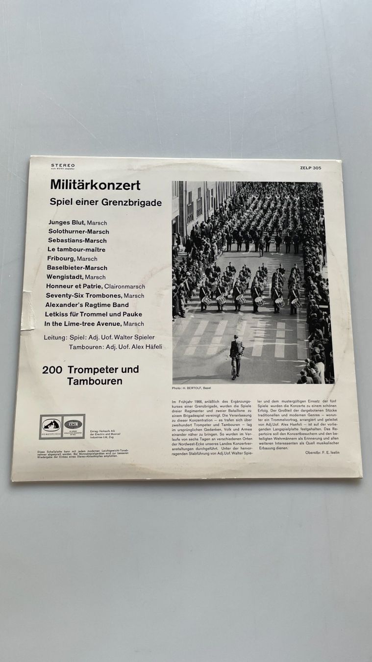 Schallplatten: Spiel einer Grenzbrigade - Schallplatte – Gebraucht aus Glattfelden von markweb 1