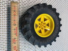 Lego Technik Rad gelbe Felge Pneu 107x44R 42070