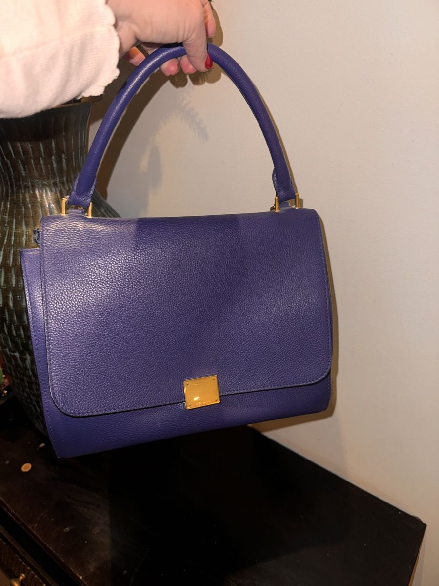 Borse da donna: Céline Trapeze Handtasche Dunkelblau – Usato da Regensdorf venduto da mery26 2