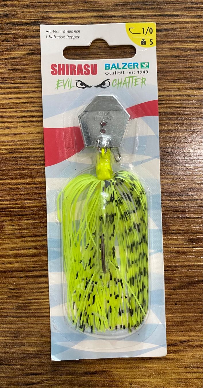 Balzer Köder: BALZER Shirasu Evil Chatterbait Gr.1/0 5g – Neu und originalverpackt aus Widnau von Fishingtackle_Oggy