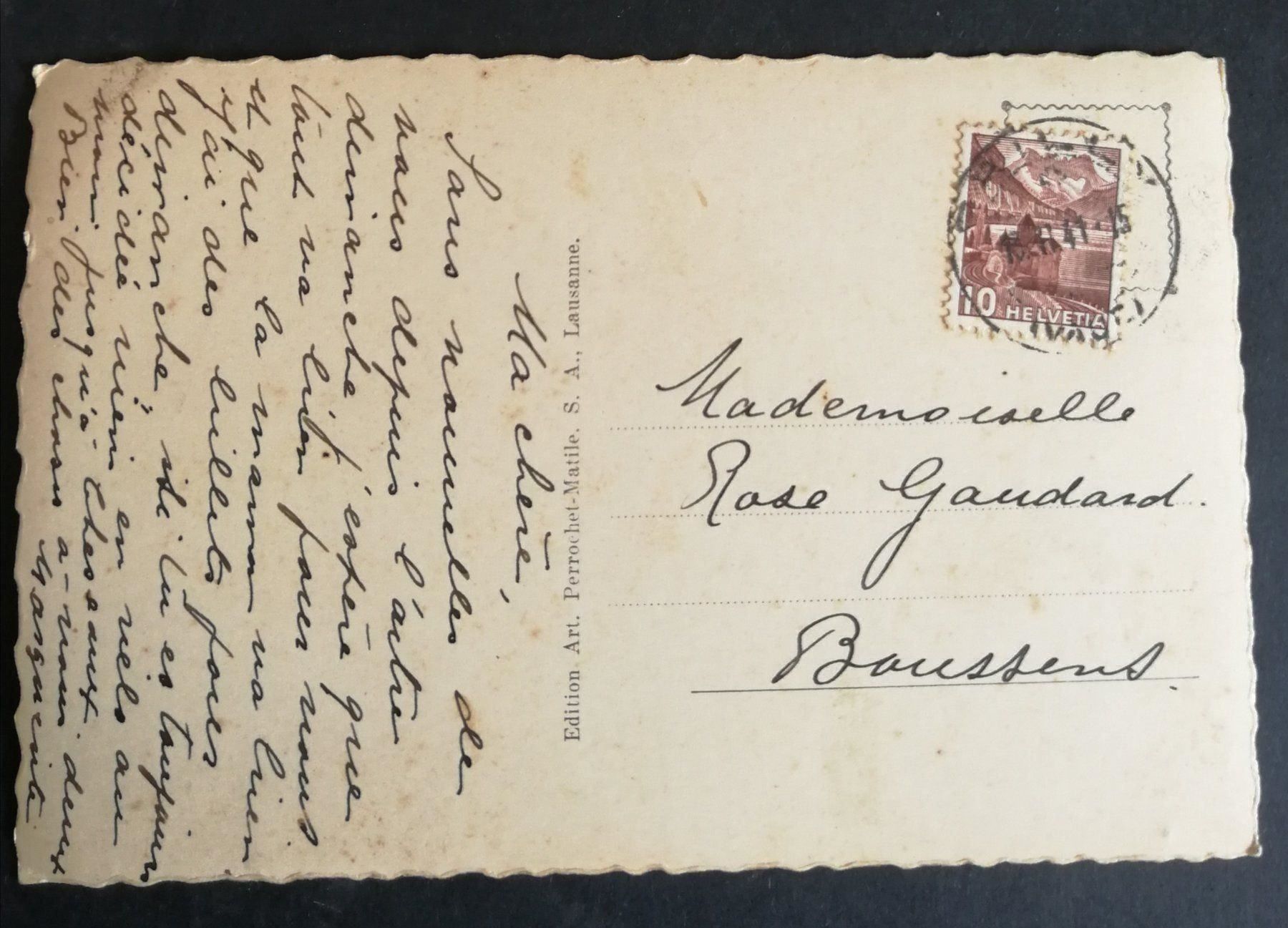 Cartoline postali: Prilly-L' Eglise – Usato da Malans GR venduto da soboru 1