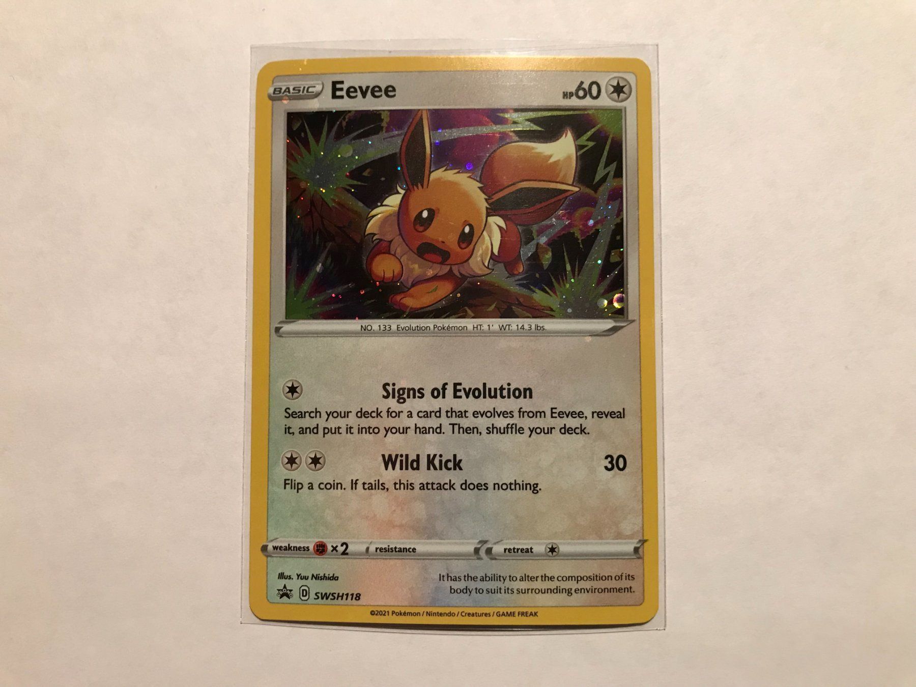 Pokémon Carte collezionabili: Eevee holo Promo holo bleed – Nuovo (secondo la descrizione) da Hagendorn venduto da Pokecollectorch