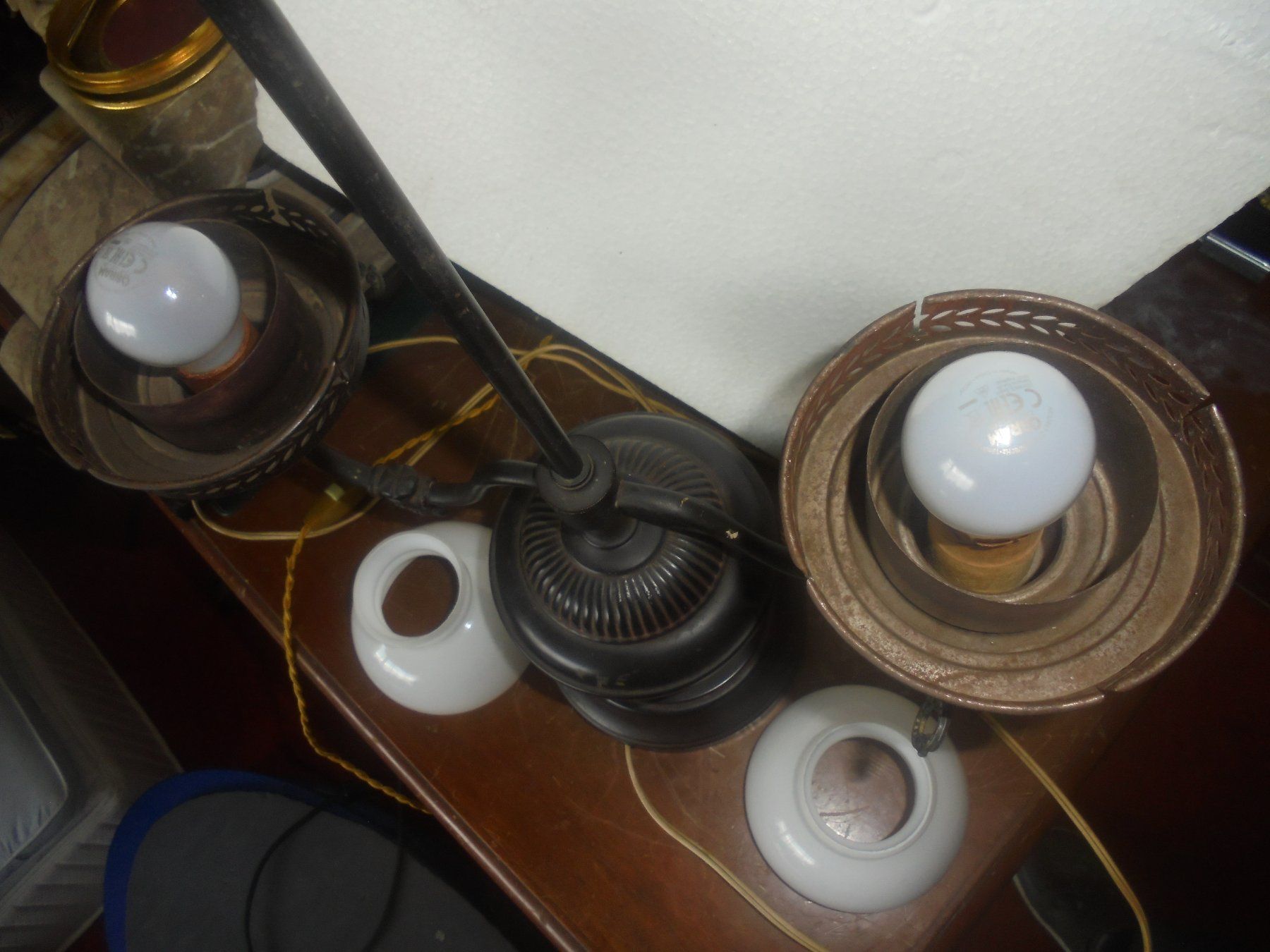 Lampade: Antike Tischlampe – Usato da Camorino venduto da Hunpete 6