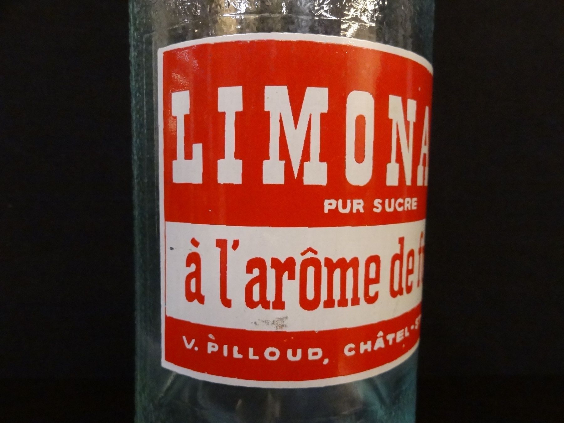 Gläser, Krüge & Flaschen: Flasche LIMONADE PUR SUCRE V. PILLOUD CHÂTEL-ST-DENIS 1950 – Gebraucht aus Kerzers von Flaschenposten 4
