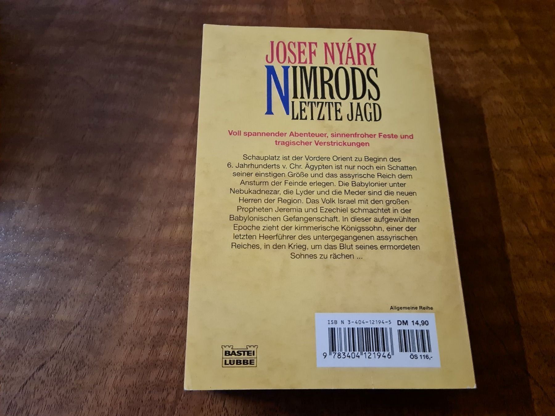 Libri: Nimrods letzte Jagd – Usato da Erstfeld venduto da Mario_boe0 1