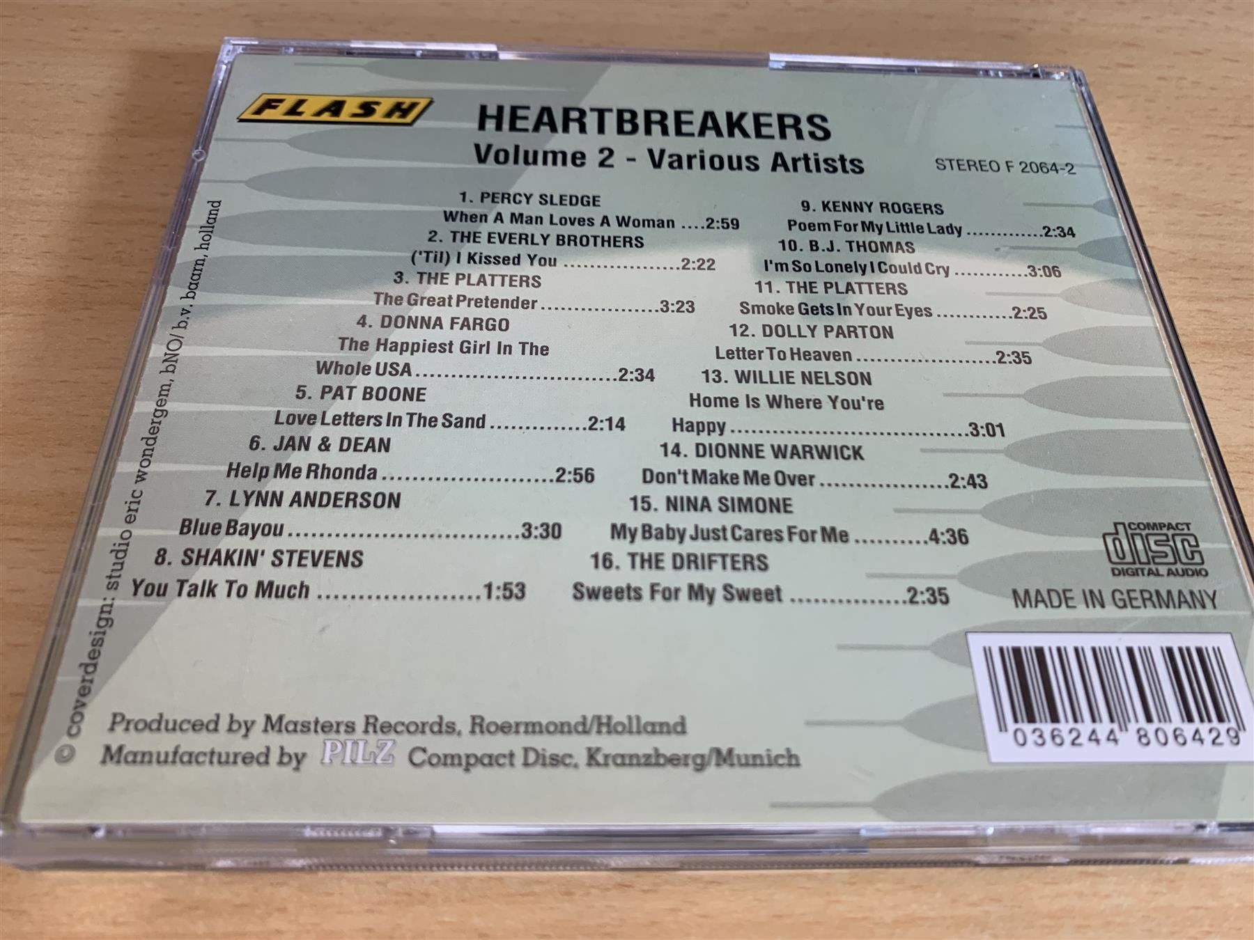 CD: Various Artists -  Heartbreakers - Volume 2 – Usato da Rikon im Tösstal venduto da Alpenmutz 1