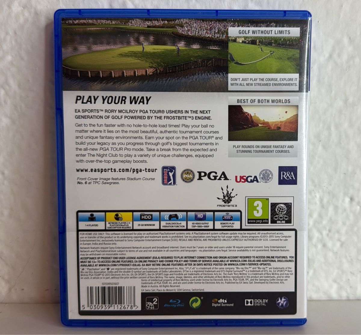 Sony Giochi: Rory McIlroy PGA Tour PS4/PS5 Golf Game – Usato da Ehrendingen venduto da bubulence 1