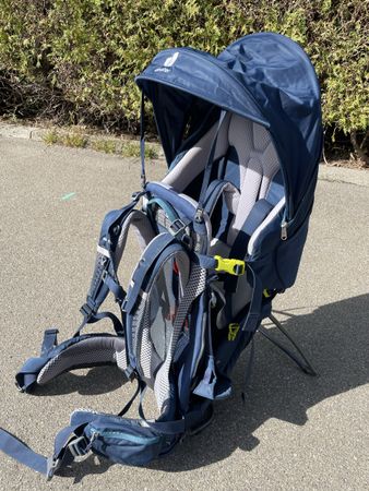 Deuter Kid Comfort Pro Kindertrage blau guter Zustand