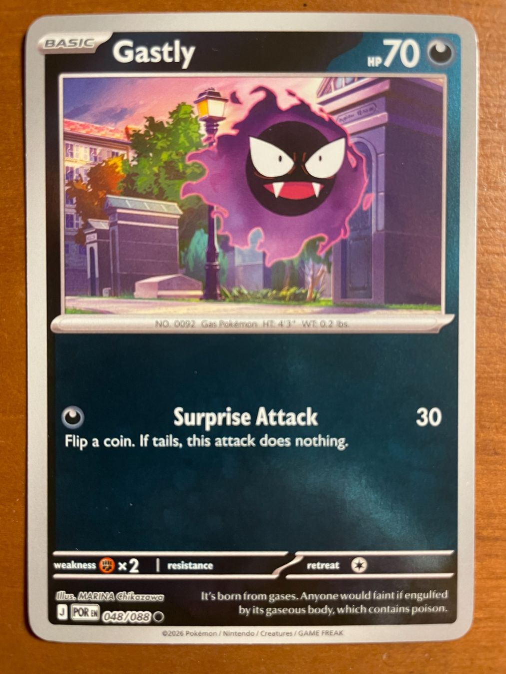 Pokémon Carte collezionabili: Pokemon Gastly Reverse (Versand gratis) – Nuovo (secondo la descrizione) da Chur venduto da Angerson