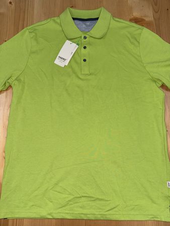 Herren Polo Shirt HAKRO Neongruen Groesse XL mit Etikett