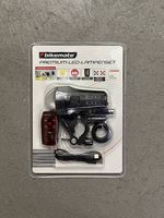 Bikemate LED-Velolicht-Set  70 Lux mit Bremslicht