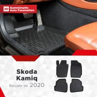 3D Skoda Kamiq Fussmatten ab 2020
