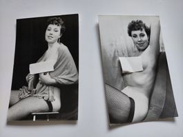 2 Vintage Erotik-Fotos 1950er-Jahre