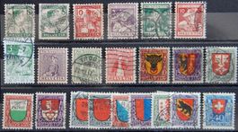 Schweiz PJ Kat. 1-20 1913/21 Kat. 787 Fr