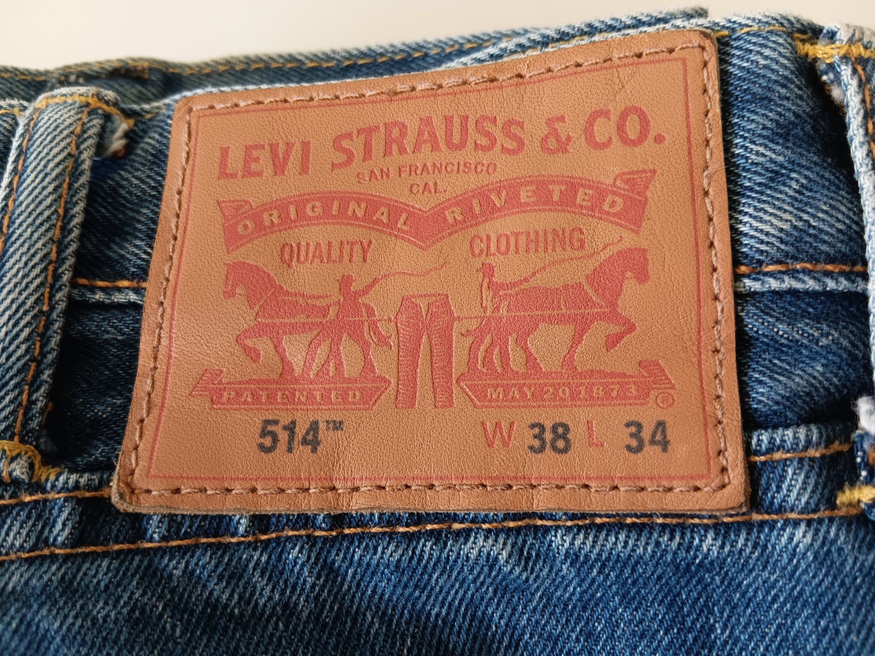 Levi's Jeans: LEVI'S 514 Jeans bleu taille W38 L34 – Gebraucht aus Cossonay-Ville von Les_1001_perles 6