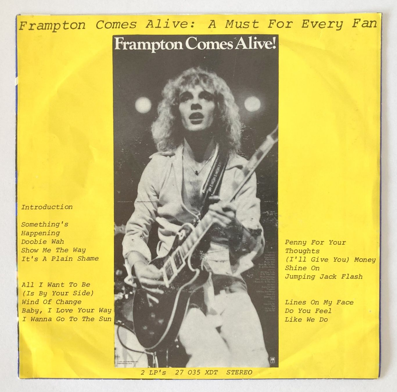 Schallplatten: PETER FRAMPTON - SHOW ME THE WAY – Gebraucht aus Bottens von hotter-than-hell 1