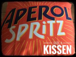 Aperol Spritz Sofa Kissen Bezug Orange Nr311