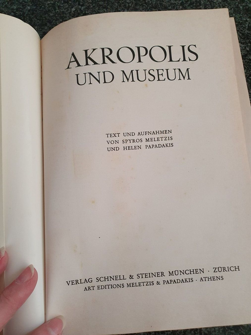 Bücher: AKROPOLIS und Museum, vintage, 1976 – Gebraucht aus Zofingen von Wimbledon90 2