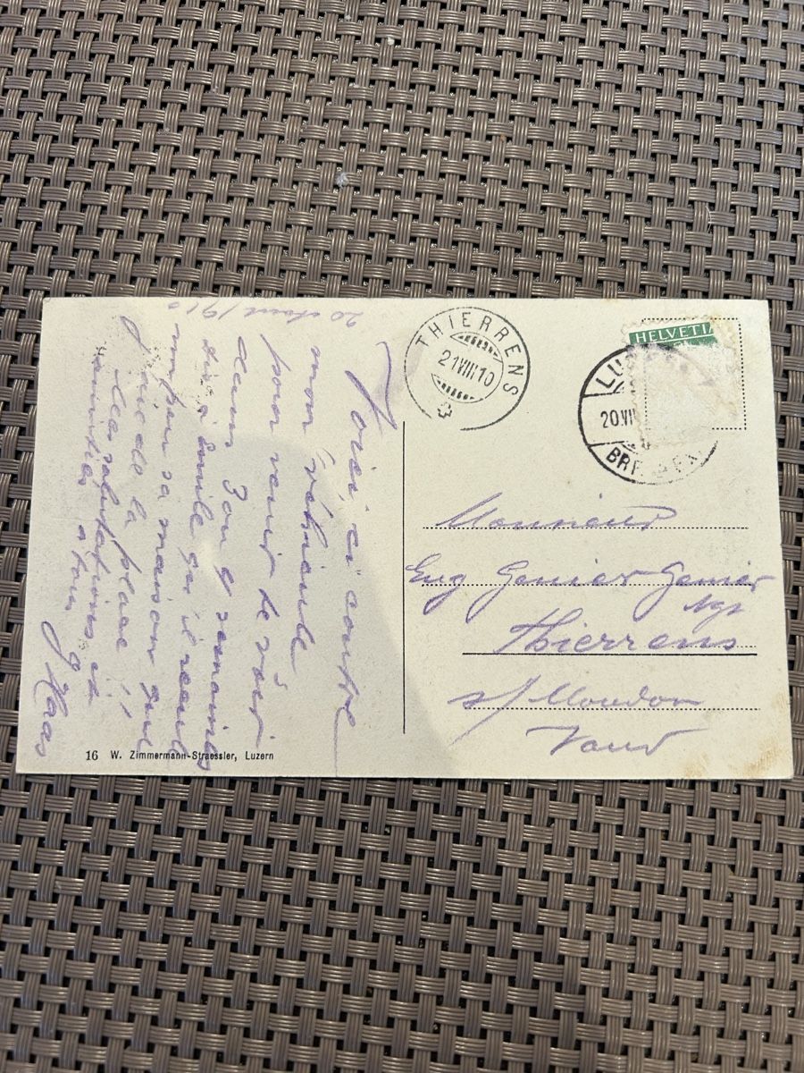 Ansichtskarten: Carte Postale Ancienne Zeppelin Lucerne - Collection 49 – Gebraucht aus St-Cierges von Crisi53 1