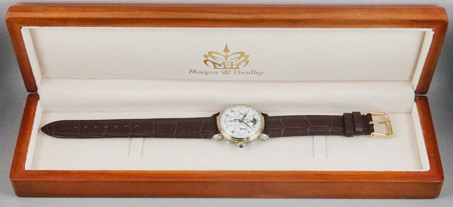 Baume & Mercier Orologi: Baume Mercier 1883 Mondphase, Chronograph, Datum, Tachym. – Usato da Meilen venduto da Anonymous3 4