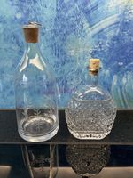 Flasche Glasi Hergiswil Sackflasche Likör Gin Schnapsflasche
