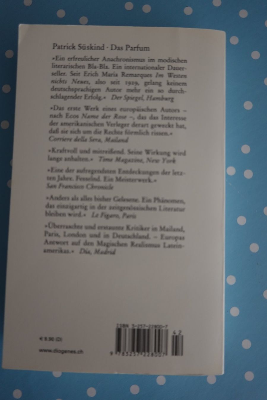 Libri: Das Parfüm - Patrick Süsskind, Diogenes Verlag, Top – Nuovo (secondo la descrizione) da Jona venduto da JOberg_25 5