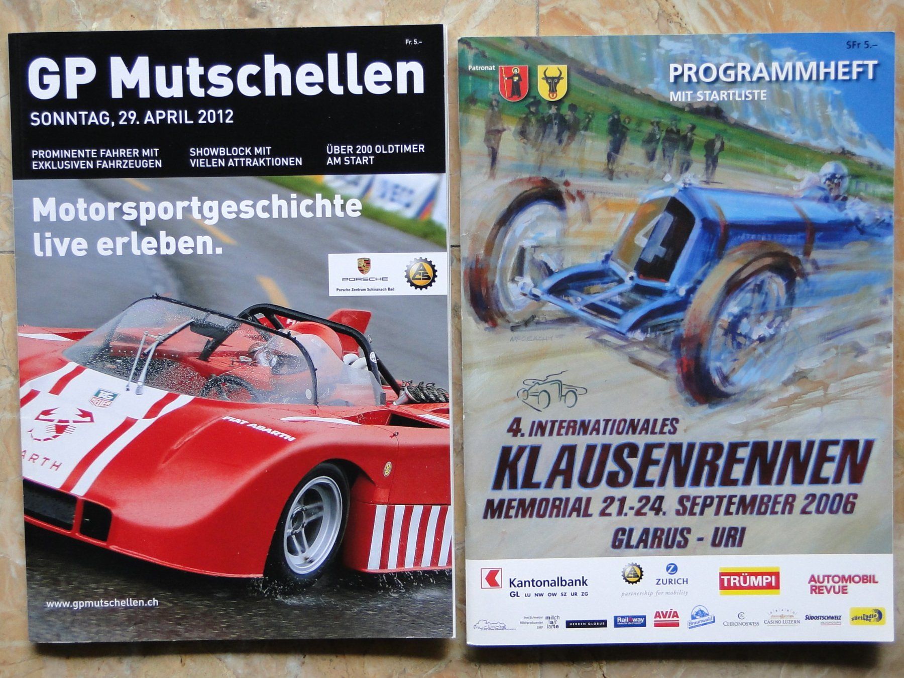 Riviste & Magazine: Magazine Oldtimer CH u. Programmhefte Memorial 2003-2012 – Usato da Killwangen venduto da cyrano56 2