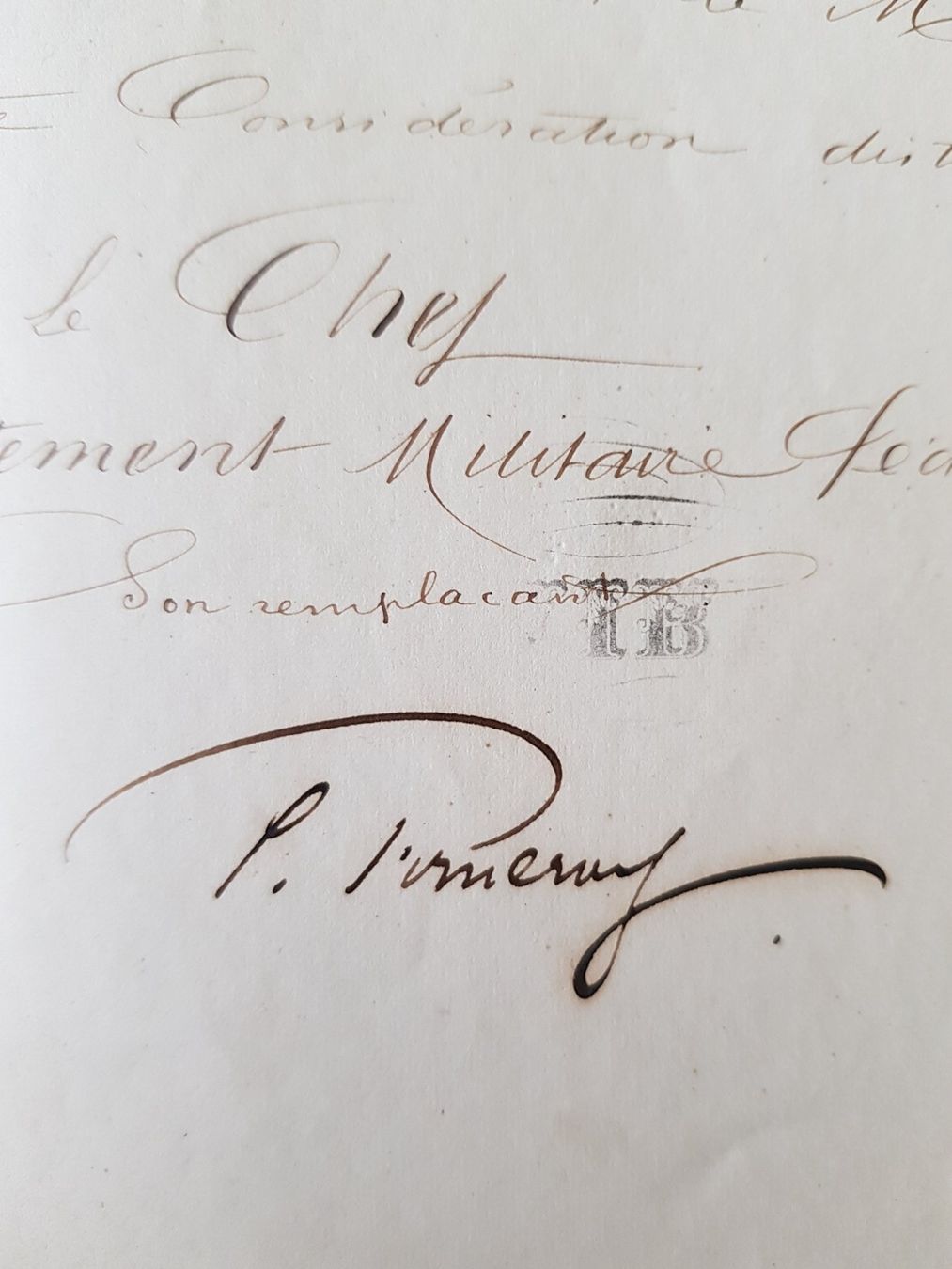 Autografi: Constant Fornerod, 9. Bundesrat,Original-Autogramm, Avenches – Usato da Wikon venduto da Funkfreak75 1