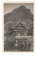GERSAU Altes Haus am See - Kinder am Baden - Stempel Schiff