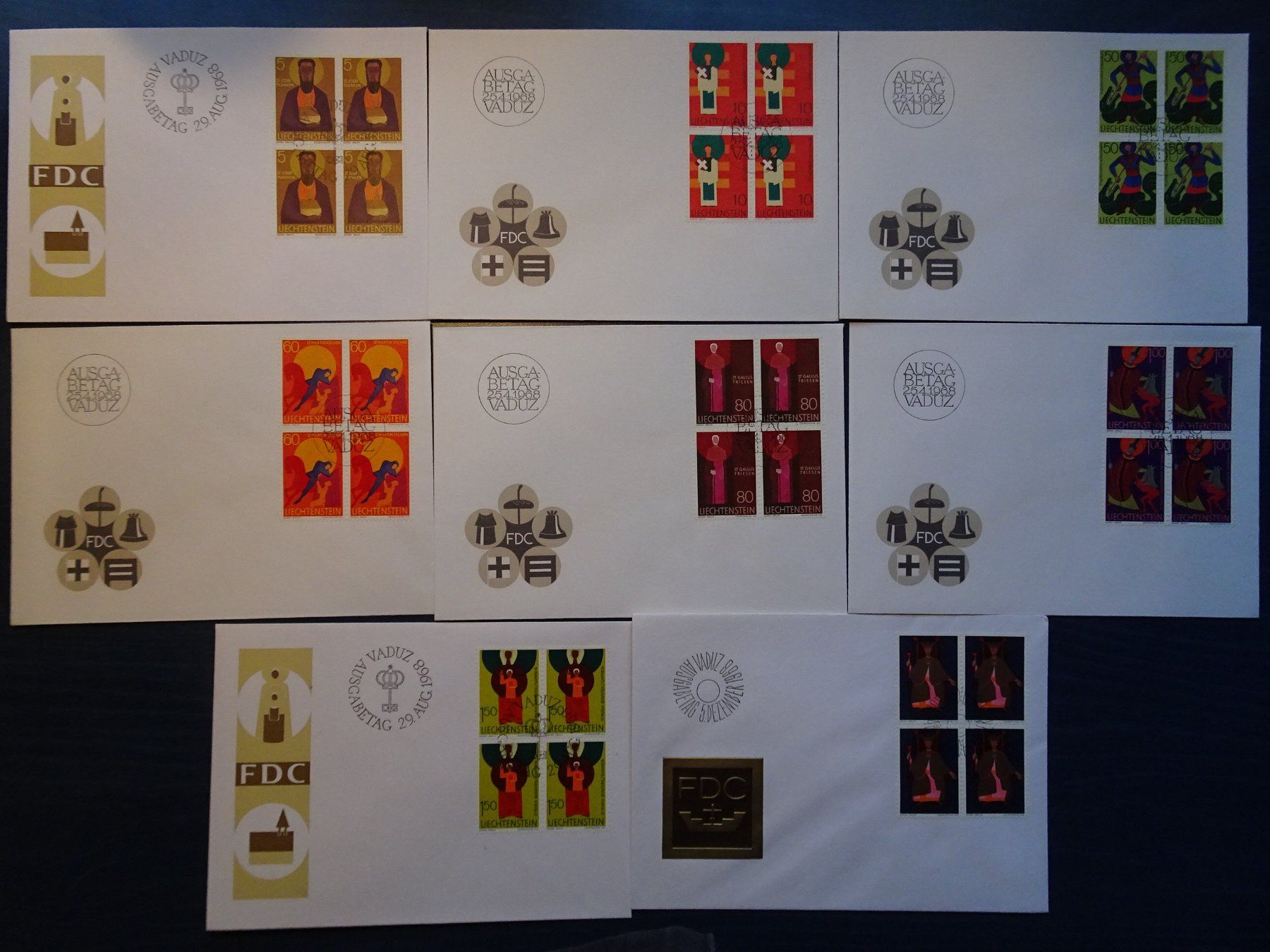Alle Briefmarken: FDC 1968 – Neu (gemäss Beschreibung) aus Aadorf von Chnorli-Furz