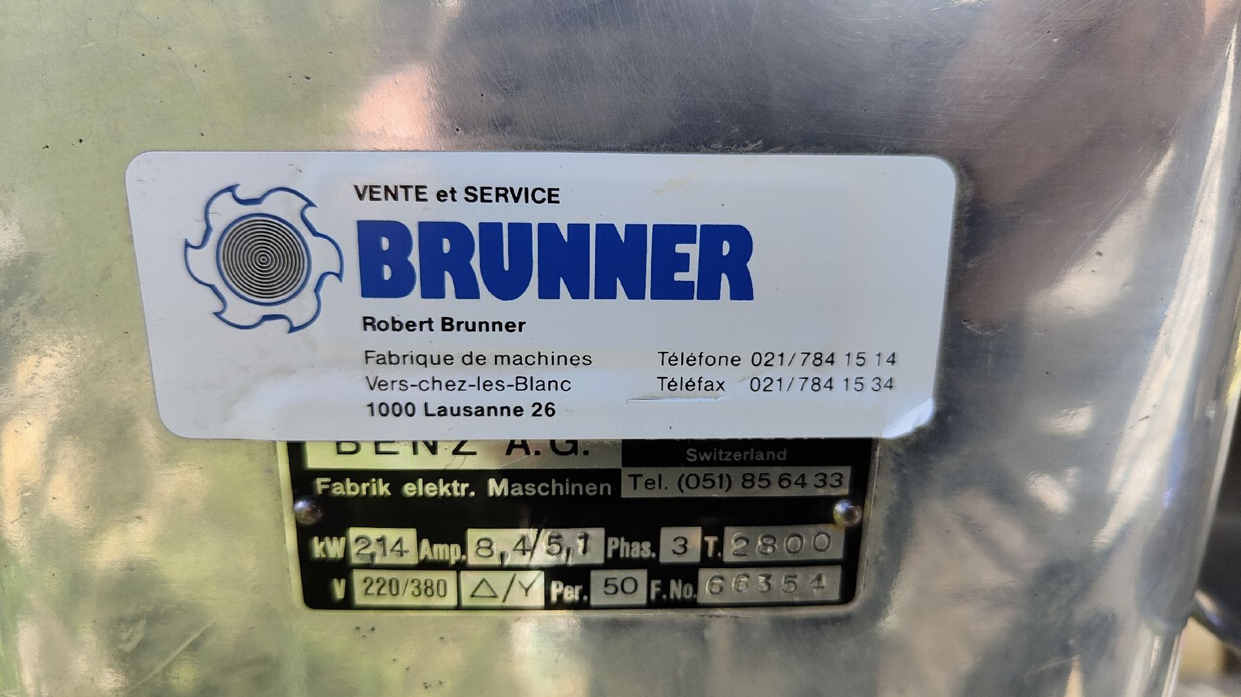 Tutte le macchine: Fleischwolf Drilling Brunner  – Usato da Aeschiried venduto da Beo02 4