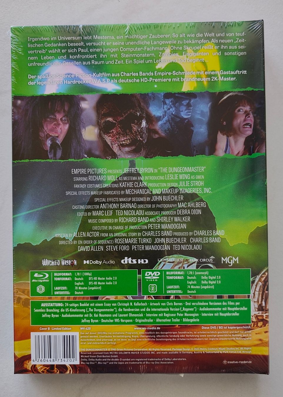 Alle DVDs: BD - The Dungeonmaster - Herrscher der Hölle - Mediabook – Neu und originalverpackt aus Ueberstorf von Movieman83 1