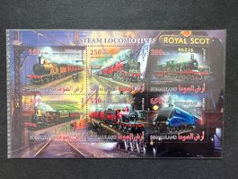 Somalia 2017   Luxusblock Eisenbahnen **  (A328)