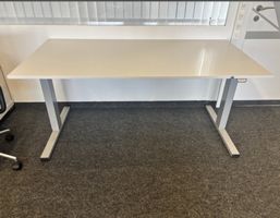 Electric Standing Desk Height Adjustable Desk - White