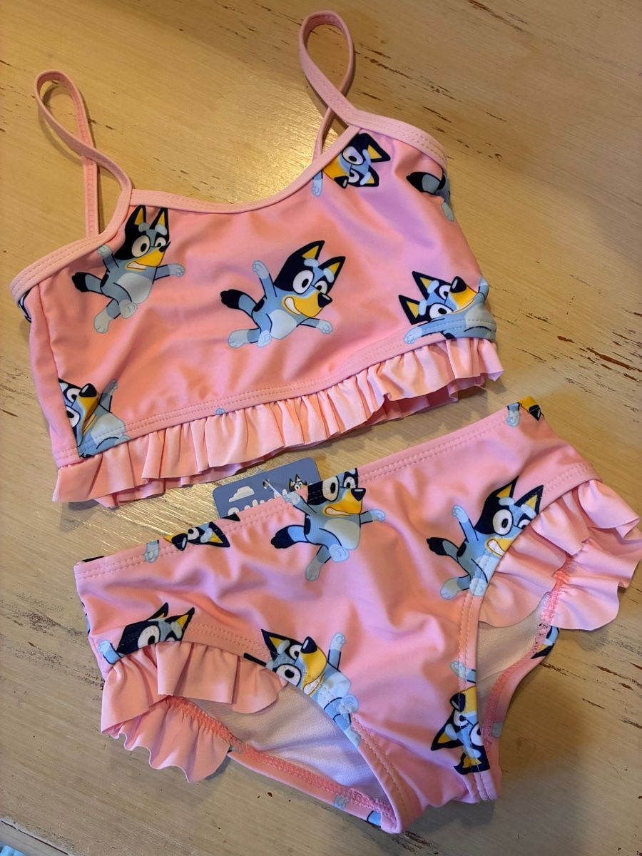 Costumi da bagno & Bikini: Tolles Bluey Bikini Gr. 110/116, Neu – Nuovo (secondo la descrizione) da Richterswil venduto da duffi326464