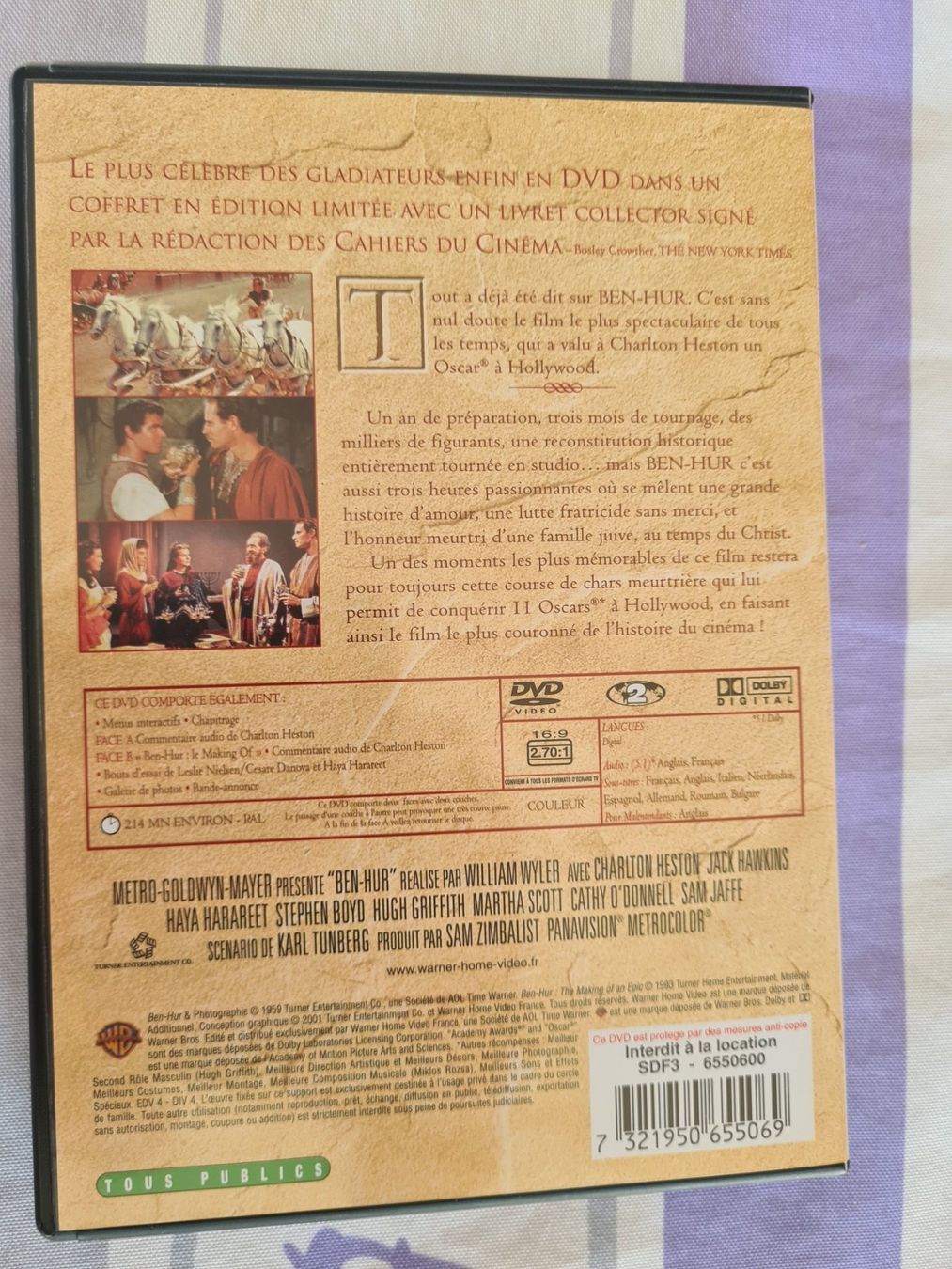 Tutti i DVDs: Ben-Hur – Usato da Tavannes venduto da Xeney 1
