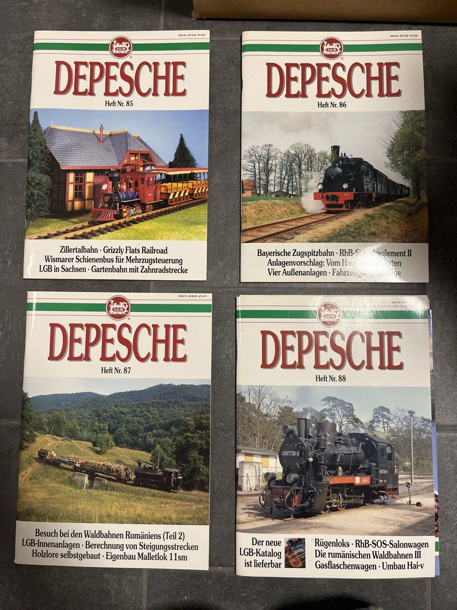 Riviste & Magazine: LGB Depesche - Hefter Nr. 85-88 – Usato da Brütten venduto da Aerox82 1