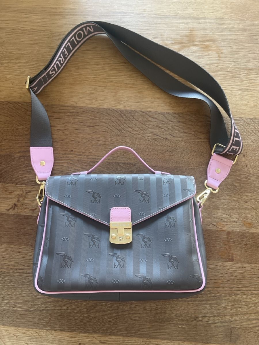 Maison Mollerus Borse da donna: Maison Mollerus Handtasche braun/rosa – Usato da Ebikon venduto da mar_lwl5