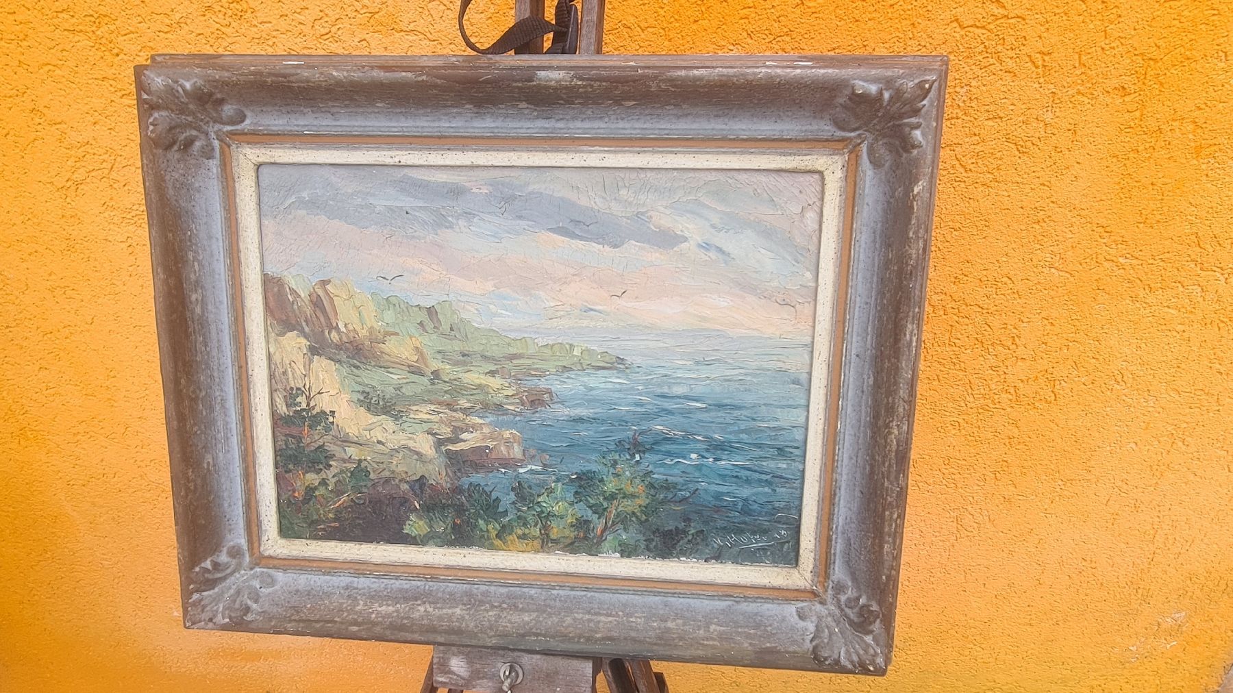 Dipinti: MEERKUSTE, Sig ud . 1918 – Usato da Pazzallo venduto da Salvapazzo 1