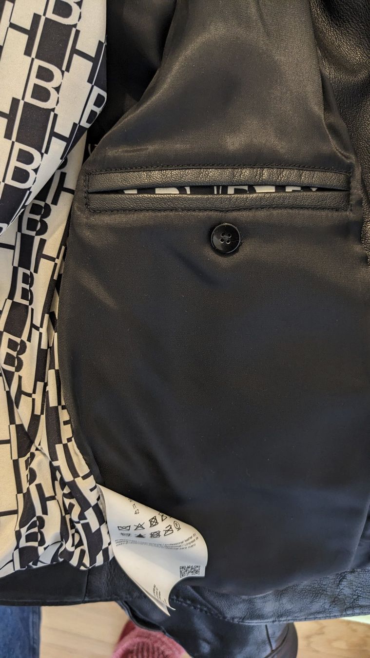 Hugo Boss Giacche: Boss Lederjacke (Echtes Lammleder) – Usato da Untersiggenthal venduto da unasinni 5