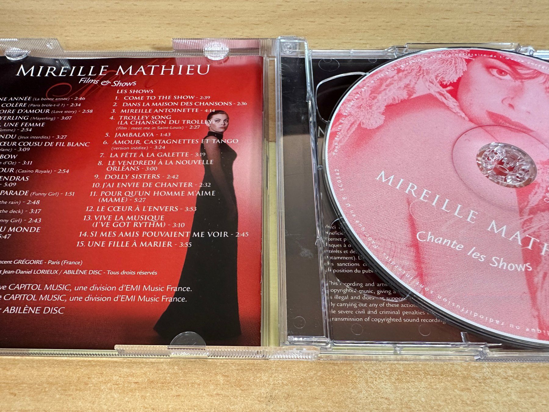 CD: A1 Mireille Mathieu – Films & Shows - 2 CD – Usato da Rikon im Tösstal venduto da Alpenmutz 2