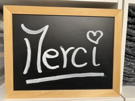 Tableau noir pour écrire avec feutre spécial