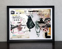 Notorious BIG Pop Art Kunst Urban Rap Hip Hop NYC $ Die Born