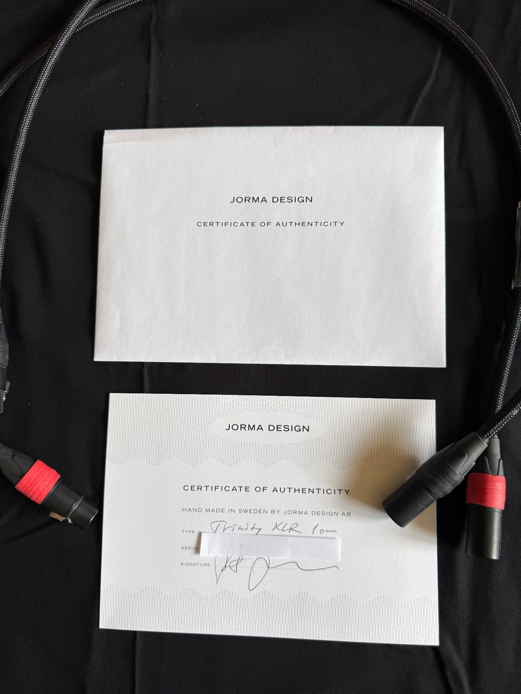 Cavi: Jorma Trinity XLR Kabel, 1m NP 990 CHF – Usato da Zürich venduto da phu_rkm7 1