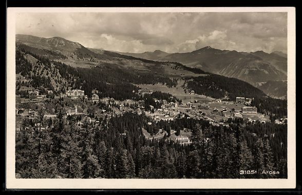 Cartes postales: AK Arosa, Ortsansicht – D'occasion à Berlin par bartko-reher