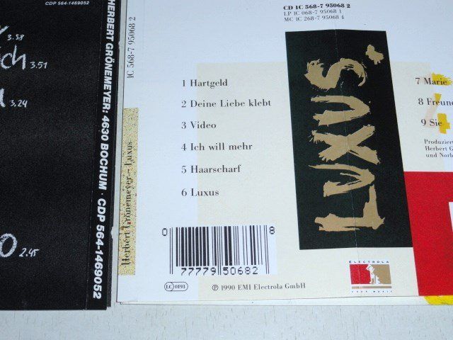 CD: 2CD's - Herbert Gronemeyer - Luxus & 4630 Bochum – Usato da Unterbäch venduto da xazuq 3