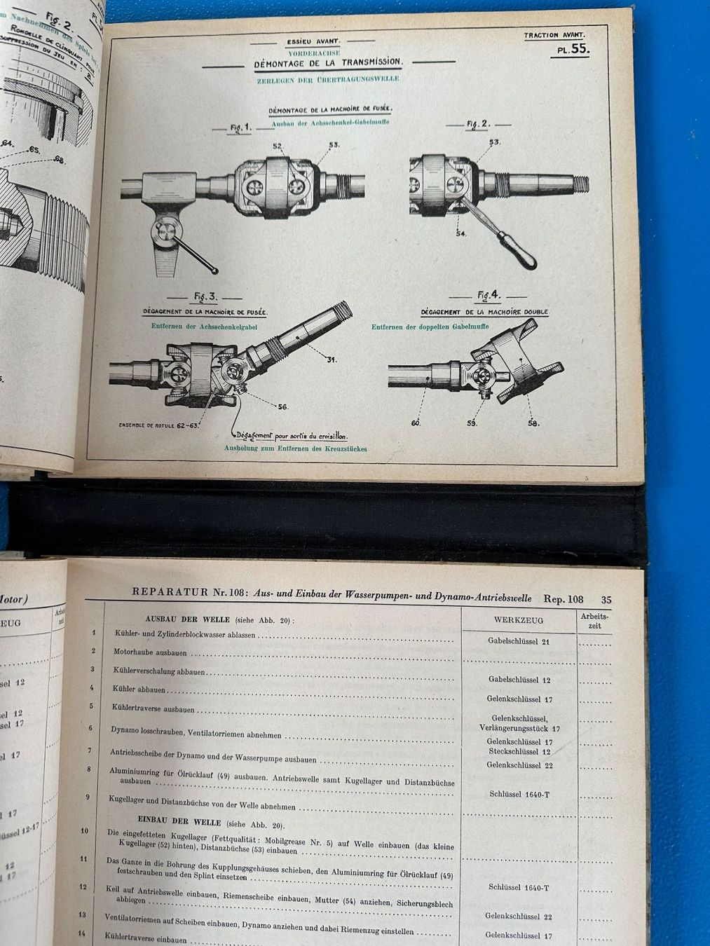 Libri: Reparatur - Handbuch , Citroen  1948 , Oldtimer – Usato da Boswil venduto da pavo1 8
