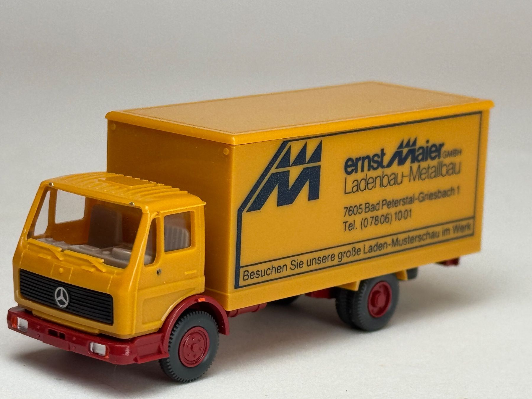 Wiking Voitures modèles: Mercedes Koffer Ernst  Meier Werbemodell – D'occasion à Elm par Wikmtz