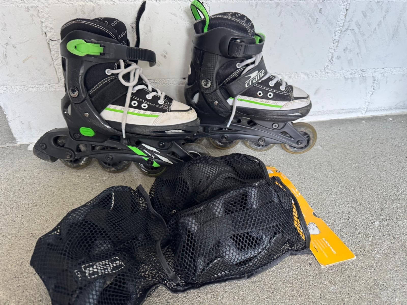 Inline-Skating & Rollschuhe: Kinder Rollschuhe inkl. Schutzausrüstungsset – Gebraucht aus Sempach von sta_p662 1