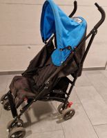 Kinderwagen blau/schwarz gebraucht